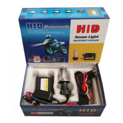 Kit Xenon Moto Phare H4 Bi-Xenon HID - 10000k Kit moto H4 10000k