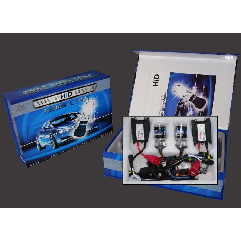 Kit Phare Xenon 55w Ampoule H4, - 6000k / Blanc BF-HID H4 Simple