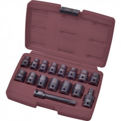 Coffret de Douilles 1/2" 16 Pièces Impact 380005