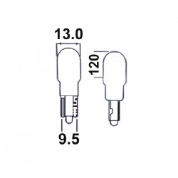 LAMPE OBN 10W T13 12V 52865