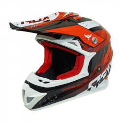 Casque Cross Adulte ADX MX2 Rouge Brillant Boucle Double D - S 161171