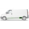 Baguette, bande protectrice laterale arriere gauche Nissan Primastar, Opel Vivaro, Renault Trafic