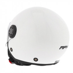 Casque Jet MPH One Lite Simple Ecran Uni Blanc Brillant - M